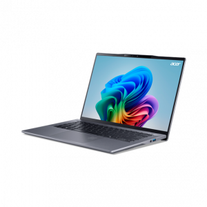 Acer Swift Go 14 AI SFG14-01-X395 - 14,5 WQXGA IPS 120Hz, Qualcomm Snapdragon X Plus, 16GB, 512GB SSD, Qualcomm Adreno X1-45, Windows 11 Home, Szürke Laptop