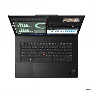 Lenovo ThinkPad Z16 G2 21JX001AHV - 16 WQUXGA Touch OLED, AMD Ryzen 7 Pro 7840HS , 32GB, 1TB SSD, AMD Radeon RX 6550M 4GB, Windows 11 Pro, Szürke Laptop