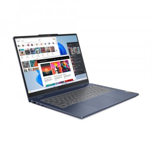 Lenovo IdeaPad 5 2in1 14IRU9 83DT001YHV - 14 WUXGA Touch, Intel® Core™ 3 100U, 8GB, 1TB SSD, Intel® UHD Graphics, Win11H, 360 kihajtható, Kék laptop