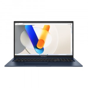 ASUS VivoBook 17 X1704ZA-AU355W - 17,3 FHD, Intel® Core™ i3-1215U, 8GB, 512GB SSD, Intel® UHD Graphics , Win11H, háttérvilágítású billentyűzet, Kék Laptop