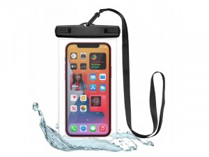 Tech-Protect Univerzális Vízálló tok, fekete, max 6,9 inch képátlóig