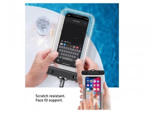 Tech-Protect Univerzális Vízálló tok, fekete, max 6,9 inch képátlóig