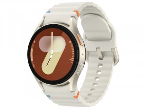 Samsung Galaxy Watch 7 L300N Alumínium házas 40mm Krémszínű Okosóra sportszíjjal