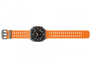 Samsung Galaxy Watch Ultra LTE L705 Titánium házas 47mm Szürke Okosóra, narancssárga sportszíjjal