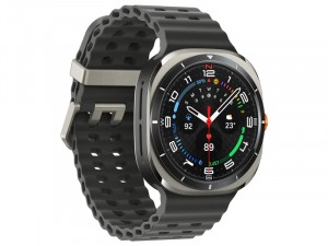 Samsung Galaxy Watch Ultra LTE L705 Titánium házas 47mm Ezüst Okosóra, fekete sportszíjjal