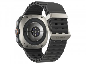 Samsung Galaxy Watch Ultra LTE L705 Titánium házas 47mm Ezüst Okosóra, fekete sportszíjjal