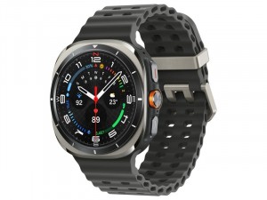 Samsung Galaxy Watch Ultra LTE L705 Titánium házas 47mm Ezüst Okosóra, fekete sportszíjjal