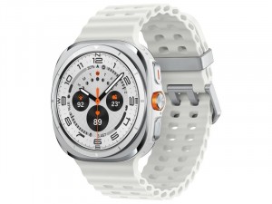 Samsung Galaxy Watch Ultra LTE L705 Titánium házas 47mm Fehér Okosóra, fehér sportszíjjal
