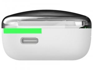 White Shark Hyperbeat GEB-TWS37B Wireless Bluetooth fülhallgató mikrofonnal, fehér