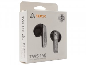 Sbox EB-TWS148B bluetooth Earbuds fülhallgató mikrofonnal, fekete