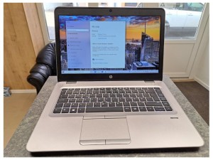 HP Elitebook 840 G4 14 HD, i7-7500U, 8GB, 256GB SSD, Intel® HD Graphics, Windows 10 Home, szürke használt laptop