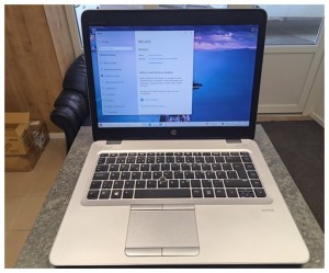 HP Elitebook 840 G4 14 HD, I7-7500U, 8GB, 256GB SSD, Intel® HD Graphics, Windows 10 Home, szürke használt laptop