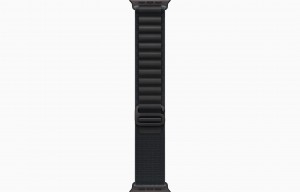 Apple Watch Ultra 3 Cellular 49mm Black Titanium Case with Black Alpine Loop - Medium