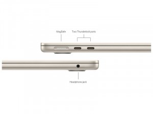 Apple MacBook Air 13 M4 2025 - 13,6 Retina, M4 10C/10C/16C, 16GB, 512GB SSD, Csillagfény laptop