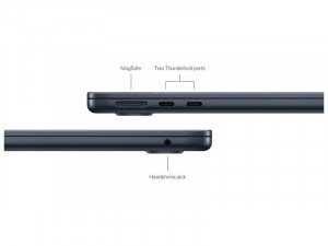 Apple MacBook Air 13 M4 2025 - 13,6 Retina, M4 10C/10C/16C, 16GB, 512GB SSD, Éjfekete laptop