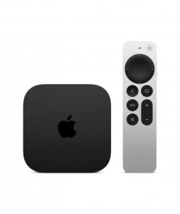 Apple TV 4K Wi‑Fi + Ethernet 128 GB tárhely Fekete