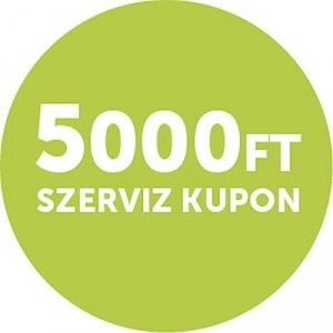 Szervizkupon minden új laptop mellé (5 000 Ft)