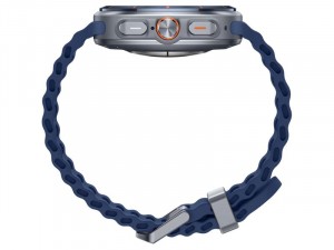 Samsung Galaxy Watch Ultra LTE L705 Titánium házas 47mm Ezüst Okosóra, kék sportszíjjal