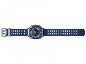 Samsung Galaxy Watch Ultra LTE L705 Titánium házas 47mm Ezüst Okosóra, kék sportszíjjal