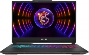 MSI Cyborg 15 A13UDX 15,6 FHD 144Hz Intel® Core™ i5 Processzor-13420H, 16GB, 512GB SSD, NVIDIA GeForce RTX 3050 6GB, FreeDOS, Fekete Laptop