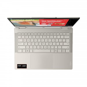 Lenovo Yoga 7 2-in-1 14AKP10 14 OLED AMD Ryzen AI 7 350, 16GB, 512GB SSD, AMD Radeon 860M Graphics, Windows® 11 Home, Fehér Laptop