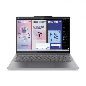 Lenovo Yoga 7 2-in-1 14ILL10 14 OLED Intel® Core™ Ultra 5 226V, 16GB, 512GB SSD, Intel® Arc Graphics 130V, FreeDOS, Szürke Laptop