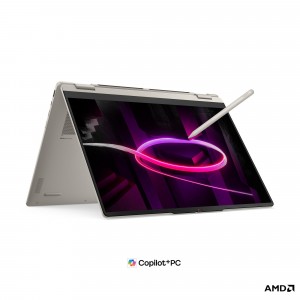 Lenovo Yoga 7 2-in-1 16AGP11 16 OLED AMD Ryzen AI 7 445, 16GB, 512GB SSD, AMD Radeon 840M Graphics, FreeDOS, Fehér Laptop
