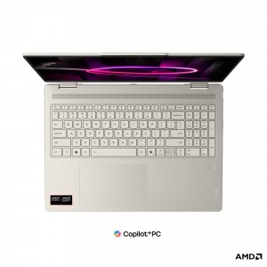 Lenovo Yoga 7 2-in-1 16AGP11 16 OLED AMD Ryzen AI 7 445, 16GB, 512GB SSD, AMD Radeon 840M Graphics, FreeDOS, Fehér Laptop
