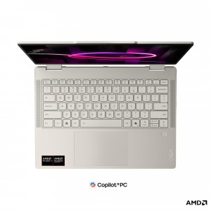 Lenovo Yoga 7 2-in-1 14AGP11 14 OLED AMD Ryzen AI 5 435, 16GB, 512GB SSD, AMD Radeon 840M Graphics, FreeDOS, Fehér Laptop