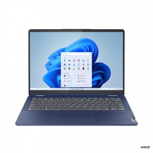 Lenovo IdeaPad Flex 5 14ABR8 14 WUXGA AMD Ryzen 5 5625U, 16GB, 512GB SSD, AMD Radeon Graphics, Windows® 11 Home, Kék Laptop