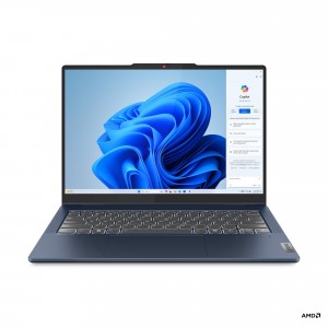 Lenovo IdeaPad 5 2-in-1 14AHP9 14 WUXGA AMD Ryzen 5 8645HS, 16GB, 512GB SSD, AMD Radeon 760M Graphics, FreeDOS, Kék Laptop