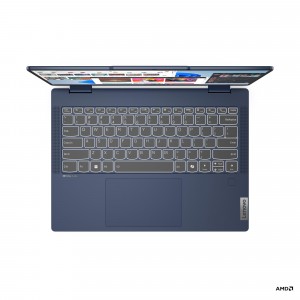 Lenovo IdeaPad 5 2-in-1 14AHP9 14 WUXGA AMD Ryzen 5 8645HS, 16GB, 512GB SSD, AMD Radeon 760M Graphics, FreeDOS, Kék Laptop