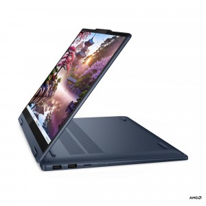 Lenovo IdeaPad 5 2-in-1 14AKP10 14 OLED AMD Ryzen AI 5 340, 16GB, 512GB SSD, AMD Radeon 840M Graphics, FreeDOS, Kék Laptop