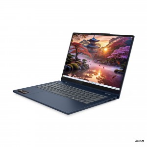 Lenovo IdeaPad 5 2-in-1 14AKP10 14 OLED AMD Ryzen AI 5 340, 16GB, 512GB SSD, AMD Radeon 840M Graphics, FreeDOS, Kék Laptop