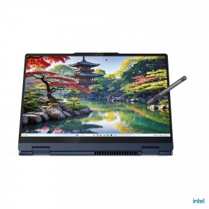 Lenovo IdeaPad 5 2-in-1 14IAL10 14 WUXGA Intel® Core™ Ultra 7 255H, 16GB, 1TB SSD, Intel® Arc 140T, FreeDOS, Kék Laptop