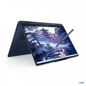 Lenovo IdeaPad 5 2-in-1 14IAL10 14 WUXGA Intel® Core™ Ultra 7 255H, 16GB, 1TB SSD, Intel® Arc 140T, FreeDOS, Kék Laptop