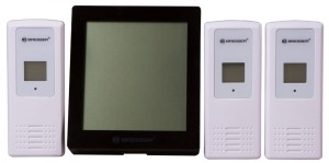 Bresser Temeo Hygro Quadro időjárás állomás, fekete