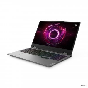 Lenovo LOQ 15AHP10 15,6 FHD 144Hz AMD Ryzen 7 250, 32GB, 1TB SSD, NVIDIA GeForce RTX 5050 8GB, FreeDOS, Szürke Laptop