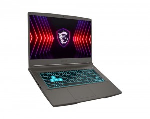 MSI Thin 15 B12VE 15,6 FHD 144Hz Intel® Core™ i5 Processzor-12450H, 16GB, 512GB SSD, NVIDIA GeForce RTX 4050 6GB, FreeDOS, Szürke Laptop