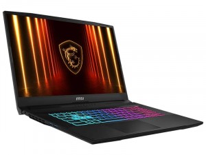 MSI Katana 17 HX B14WGK 17,3 QHD 240Hz Intel® Core™ i9-14900HX, 32GB, 1TB SSD, NVIDIA GeForce RTX 5070 8GB, FreeDOS, Fekete Laptop
