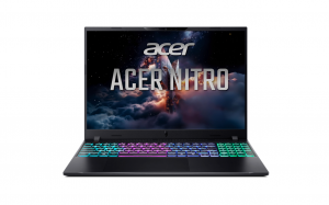 Acer Nitro V ANV16S-I51-799G 16 WUXGA 120Hz Intel® Core™ Ultra 7 355, 16GB, 1TB SSD, NVIDIA GeForce RTX 5070 8GB, FreeDOS, Fekete Laptop