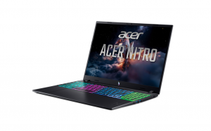 Acer Nitro V ANV16-I31-78K0 16 WUXGA 120Hz Intel® Core™ 7 240H, 16GB, 1TB SSD, NVIDIA GeForce RTX 5060 8GB, FreeDOS, Obszidiánfekete Laptop