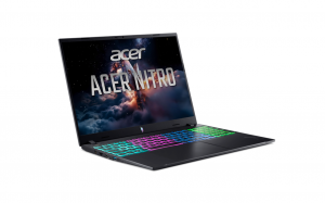 Acer Nitro V ANV16-I31-78K0 16 WUXGA 120Hz Intel® Core™ 7 240H, 16GB, 1TB SSD, NVIDIA GeForce RTX 5060 8GB, FreeDOS, Obszidiánfekete Laptop
