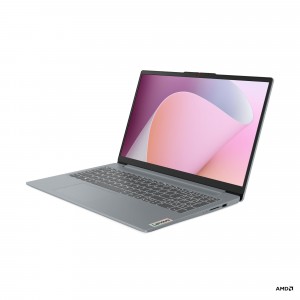 Lenovo IdeaPad Slim 3 15ABR8 15,6 FHD AMD Ryzen 7 5825U, 8GB, 512GB SSD, FreeDOS, Töltő nélkül, Szürke Laptop