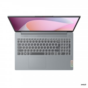 Lenovo IdeaPad Slim 3 15ABR8 15,6 FHD AMD Ryzen 7 5825U, 8GB, 512GB SSD, FreeDOS, Töltő nélkül, Szürke Laptop