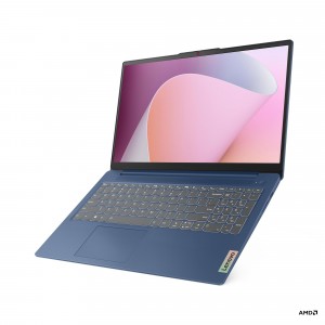 Lenovo IdeaPad Slim 3 15ABR8 15,6 FHD AMD Ryzen 5 5625U, 8GB, 512GB SSD, Windows 11 Home, Töltő nélkül, Kék Laptop
