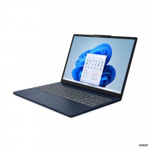 Lenovo IdeaPad Slim 3 15ARP10 15,3 WUXGA AMD Ryzen 7 7735HS, 16GB, 512GB SSD, AMD Radeon 680M, FreeDOS, Kék Laptop