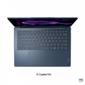 Lenovo Yoga 9 2-in-1 14IPH11 14 OLED 120Hz Touch Intel® Core™ Ultra 7 355, 32GB, 1TB SSD, Intel® Graphics, Windows 11 Home, Töltő nélkül, Kék Laptop