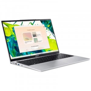 Acer Aspire Lite AL17-31P-35T2 17,3 FHD Intel® Core™ 3 N355, 8GB, 512GB SSD, FreeDOS, Elegáns ezüst Laptop
