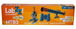 Levenhuk LabZZ MTB3 mikroszkóp-, teleszkóp- és kétszemes távcső-készlet
